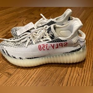 Zebra sneakers size 6